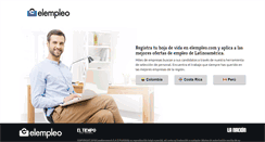 Desktop Screenshot of elempleo.com